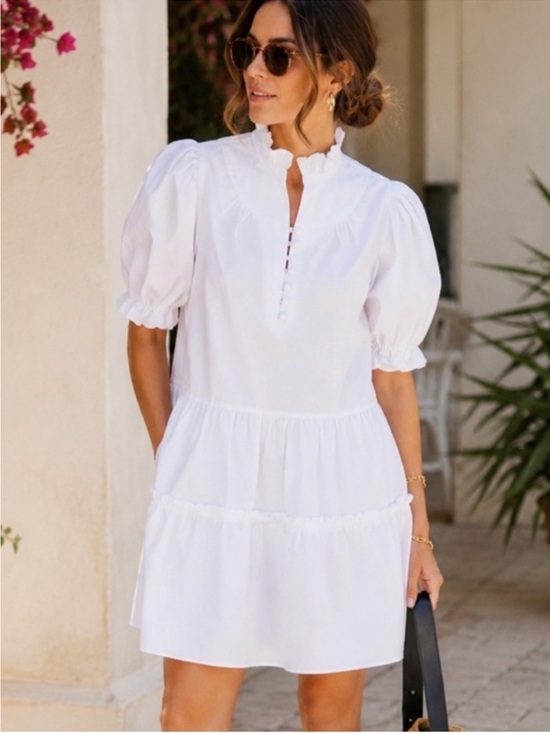 Tuckernuck Dresses & Skirts - POMANDER PLACE White Selena Mini Dress